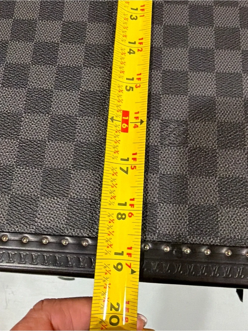 Louis Vuitton Alzer 75 Damier Trunk interior tray and cover